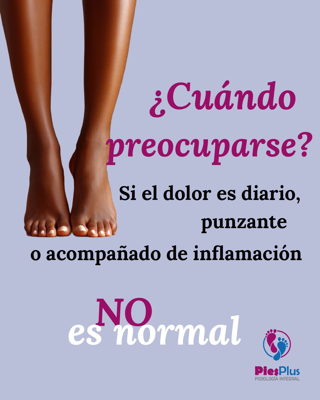 Dolor ocasional vs constante